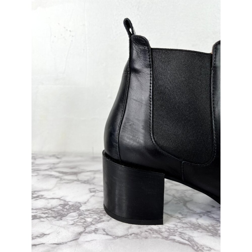 Everlane Women's Black Leather The Heel Boot  Sz 10 - Picture 9 of 12